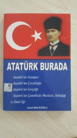 Atatürk Burada - Cemil Melikoğlu kitap kapağı