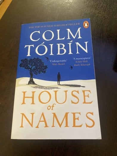 House Of Names - Colm Toibin kitap kapağı