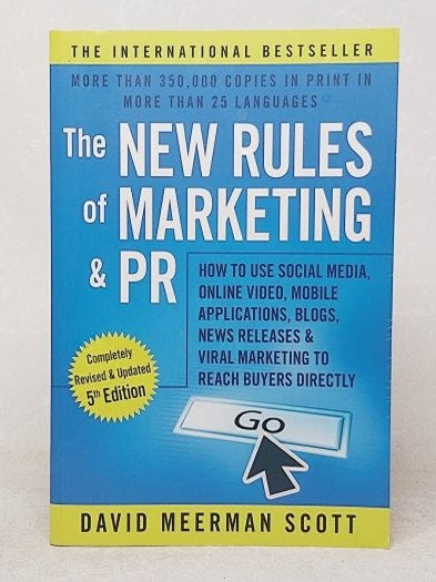 THE NEW RULES OF MARKETING & PR - FIFTH (5th) EDITION - DAVID MEERMAN SCOTT kitap kapağı