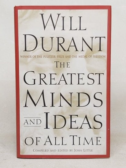 The Greatest Minds and Ideas of All Time - Hardcover - Will Durant kitap kapağı