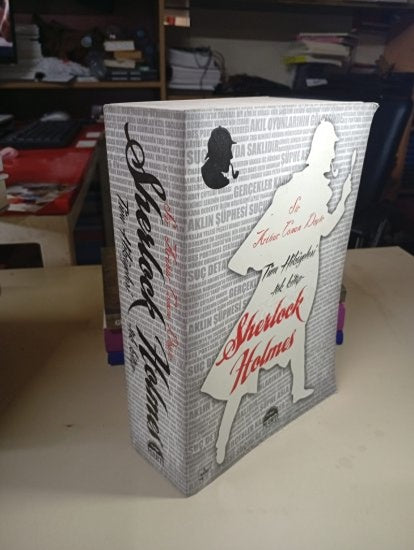 Sherlock Holmes Tüm Hikayeleri - Tek Kitap (Kutulu Ciltsiz) - Sir Arthur Conan Doyle kitap kapağı