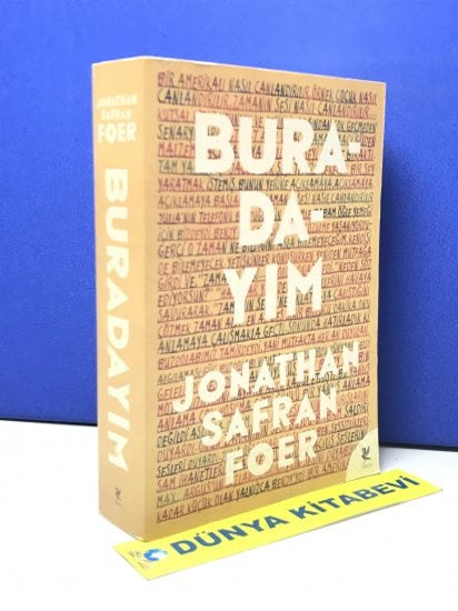 Buradayım - Jonathan Safran Foer kitap kapağı