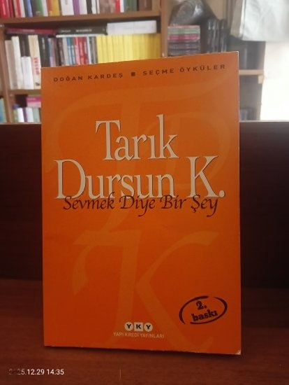 Sevmek Diye Bir Şey - Seçme Öyküler - Tarık Dursun K. kitap kapağı