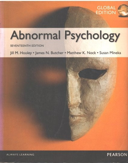 Abnormal Psychology - Global Edıtıon - JAMES BUTCHER & JILL HOOLEY & SUSAN kitap kapağı