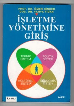 İşletme Yönetimine Giriş - Prof. Dr. Ömer Dinçer kitap kapağı