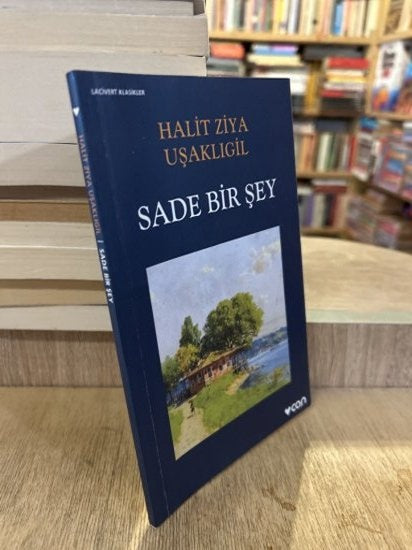 Sade Bir Şey - Halid Ziya Uşaklıgil kitap kapağı