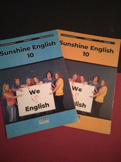 Sunshine English 10 ( Ders Kitabı + Çalışma Kitabı) - Müge Akgedik Akoğlanoğlu kitap kapağı