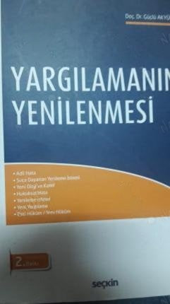 Yargılanmanın Yenilenmesi - GÜÇLÜ AKYÜREK kitap kapağı