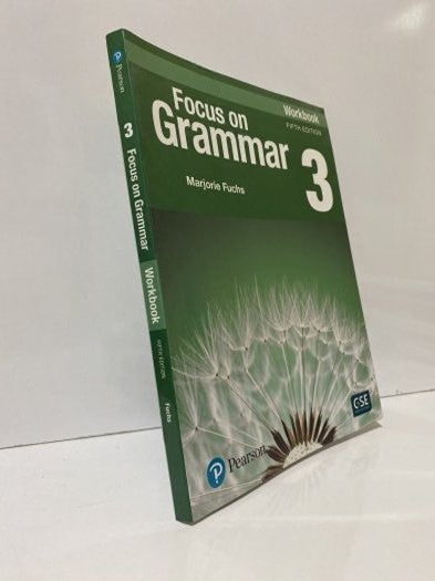 FOCUS ON GRAMMAR 3 FIFTH EDITION workbook - MARJORİE FUCHS kitap kapağı