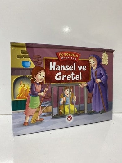 Hansel ve Gretel - Üç Boyutlu Masallar - Kolektif kitap kapağı