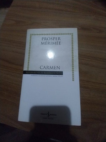 Carmen Ciltli - Prosper Merimee kitap kapağı