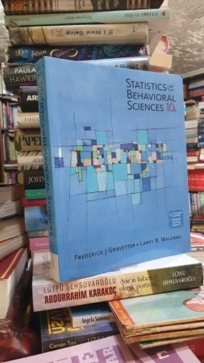 STATISTICS FOR THE BEHAVIORAL SCIENCES 10th tenth edition - LARRY WALLNAU & FREDERICK GRAVETTER kitap kapağı