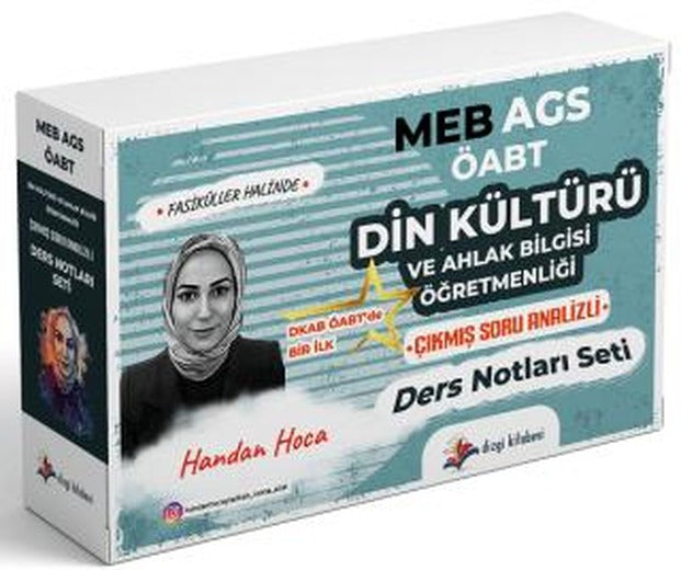 2026 ÖABT MEB-AGS Din Kültürü ve Ahlak Bilgisi Çıkmış Soru Analizli Ders Notları Seti | Dizgi Kitap (Ciltsiz)