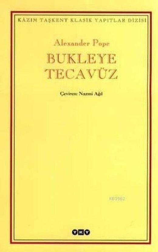 Bukleye Tecavüz | Yapı Kredi Yayınları (İnce Kapak)