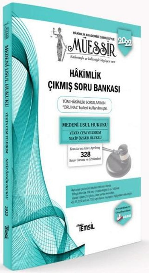 Müessir Medeni Usul Hukuku Hakimlik Çıkmış Soru Bankası | Temsil Kitap (Ciltsiz)
