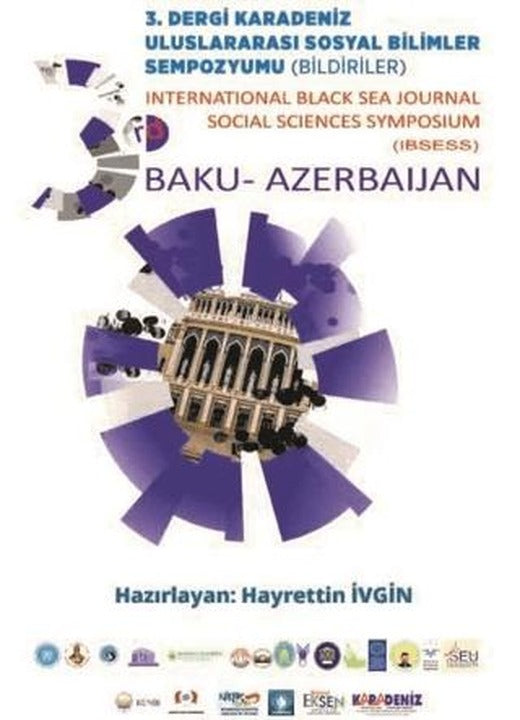 3. Dergi Karadeniz Uluslararası Sosyal Bilimler Sempozyumu Bildiriler | Kültür Ajans Yayınları (Ciltsiz)
