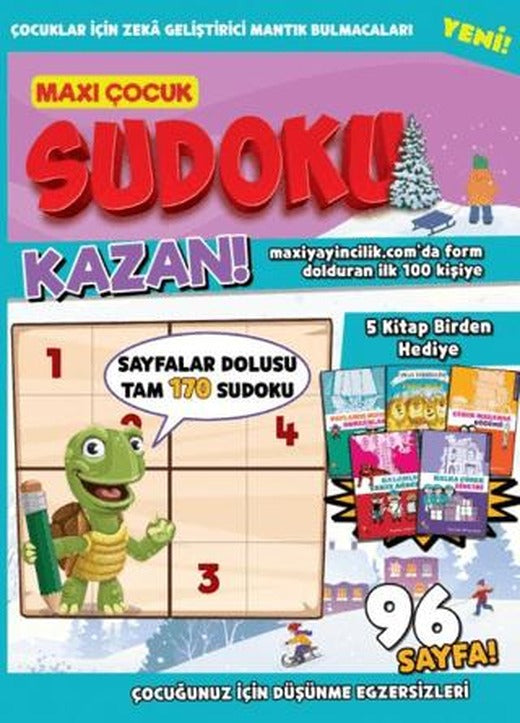 Maxi Çocuk Sudoku 9 | Maxi Yayıncılık (Ciltsiz)