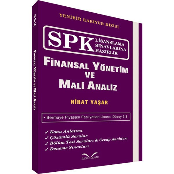 SPK Lisanslama Sınavlarına Hazırlık - Finansal Yönetim ve Mali Analiz | İkinci Sayfa (İnce Kapak)