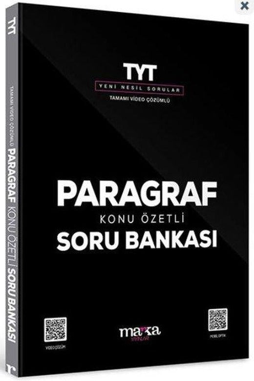 2025 TYT Paragraf Konu Özetli Yeni Nesil Soru Bankası Tamamı Video Çözümlü | Marka Yayınları (İnce Kapak)