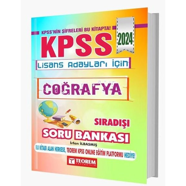 2024 KPSS Lisans Coğrafya Sıradışı Soru Bankası | Teorem Yayınları (İnce Kapak)