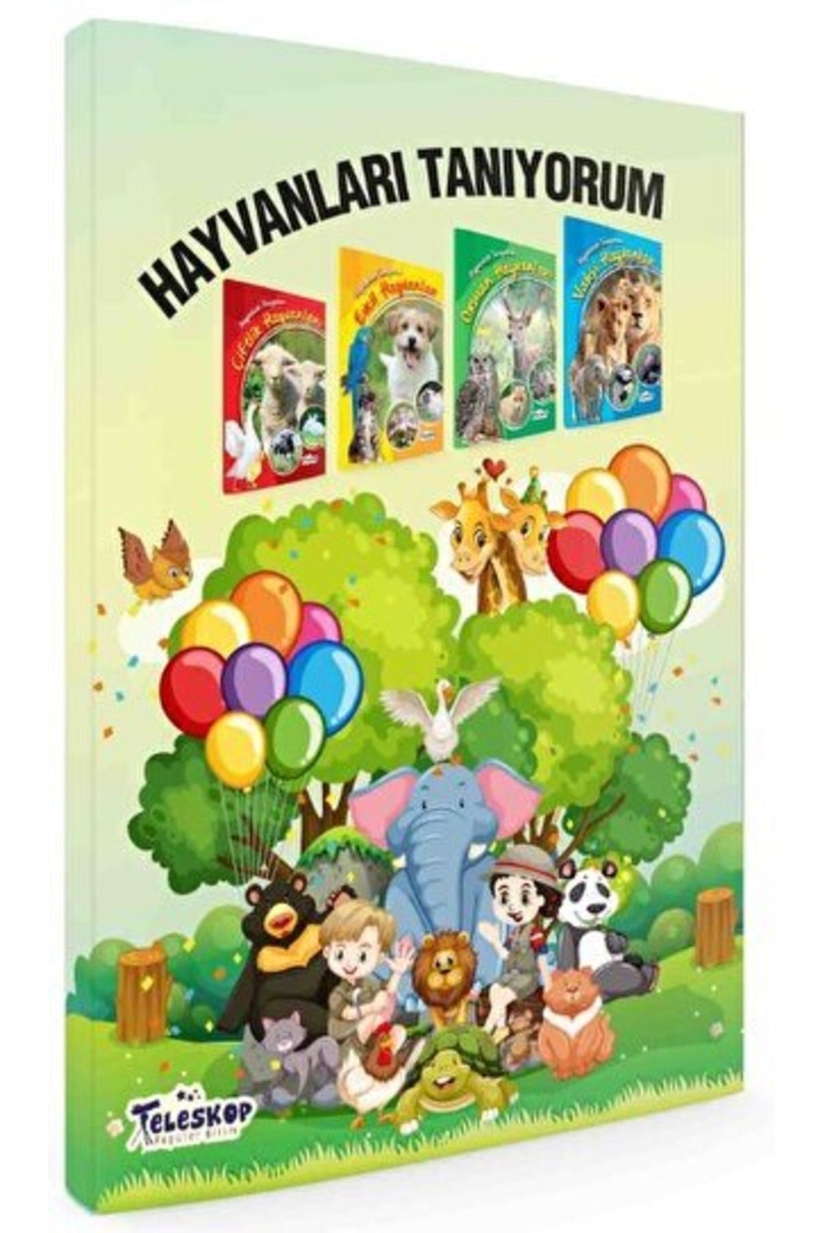 Hayvanları Tanıyorum Serisi (4 Kitap) | Teleskop Popüler Bilim (Ciltsiz)