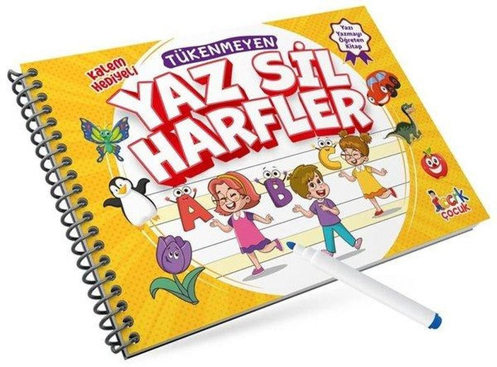 Tükenmeyen Yaz Sil - Harfler | Bıcırık Yayınları (İnce Kapak)