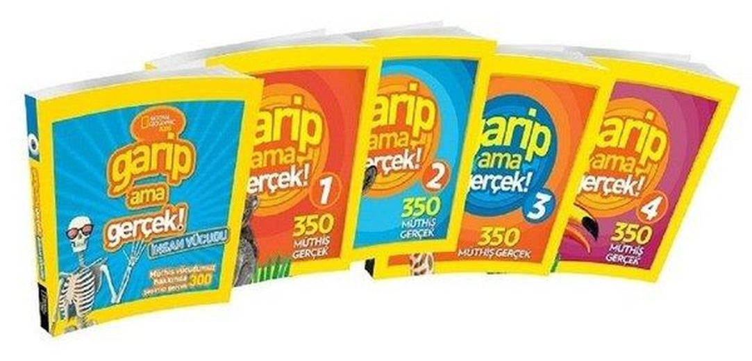 National Geographic Kids-Garip Ama Gerçek Seti-5 Kitap Takım | Beta Kids (İnce Kapak)