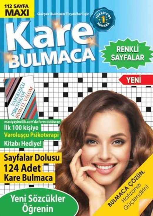 Maxi Kare Bulmaca 19 | Maxi Yayıncılık (Ciltsiz)