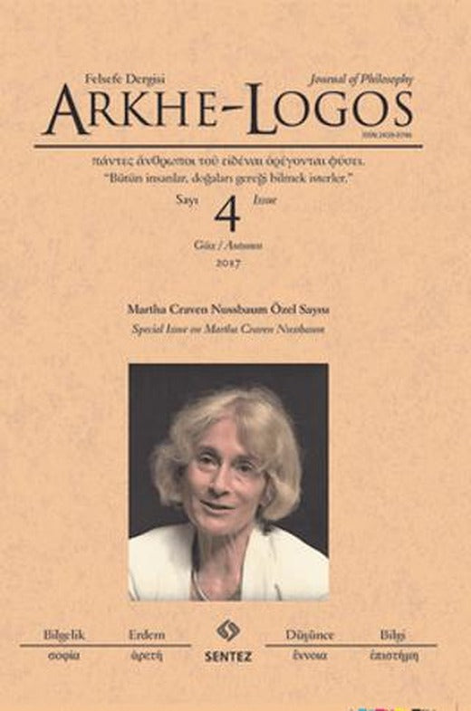 Arkhe - Logos Felsefe Dergisi Sayı: 4 Güz 2017 | Arkhe - Logos Dergisi (Ciltsiz)