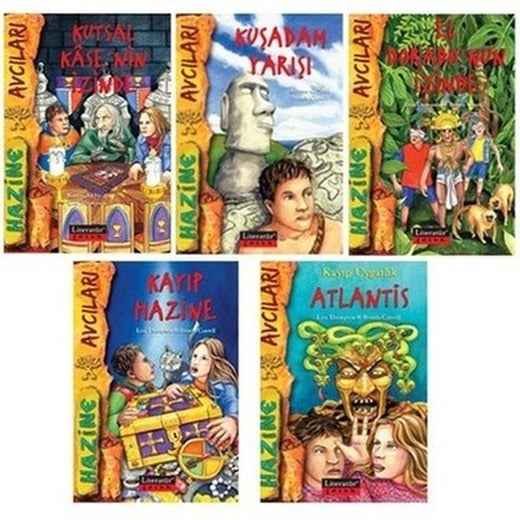 Hazine Avcıları Dizisi Seti-5 Kitap Takım | Literatür Çocuk