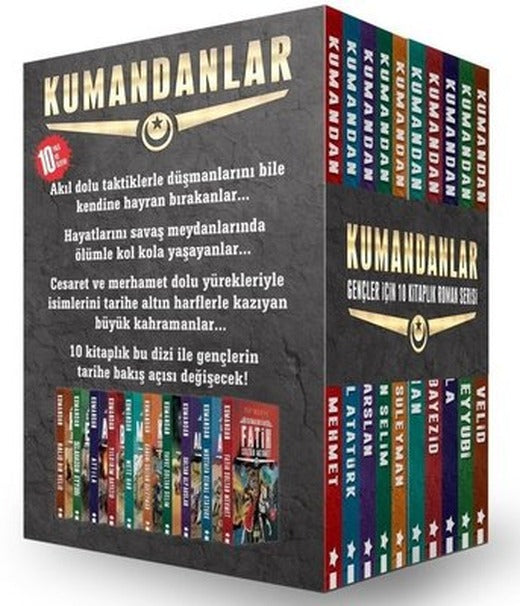 Kumandanlar Seti - Kutulu - 10 Kitap Takım | Acayip (İnce Kapak)