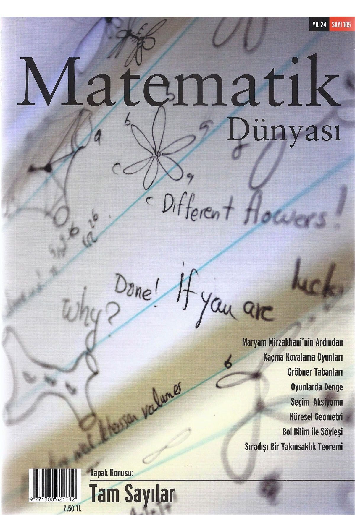 Matematik Dünyası Dergisi Sayı:105 Yıl:2017 | Nesin Yayınevi (Ciltsiz)