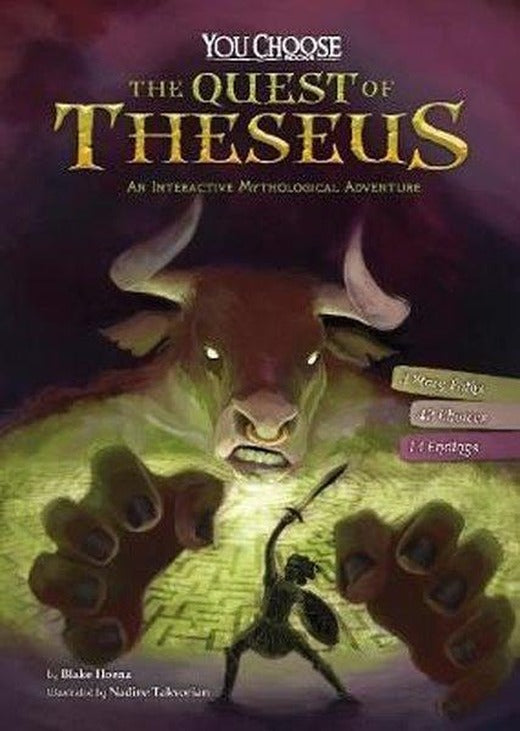 You Choose: Ancient Greek Myths: The Quest of Theseus: An Interactive Mythological Adventure | Raintree (İnce Kapak)