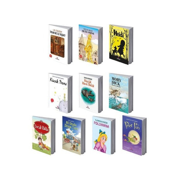 Çocuk Klasikleri Seti - 10 Kitap Takım | Yeti Kitap (İnce Kapak)