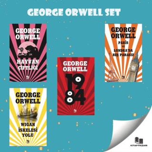 George Orwell Seti (4 Kitap) | KİTAPPAZARI Yayınları (Ciltsiz)