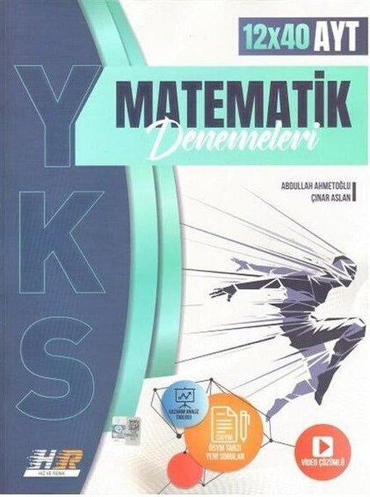 2023 AYT Matematik 12x40 Deneme | Hız ve Renk Yayınları (İnce Kapak)