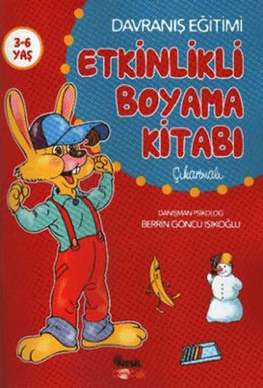 Etkinlikli Boyama Kitabı (Çıkartmalı) | Nesil Çocuk Yayınları (Ciltsiz)