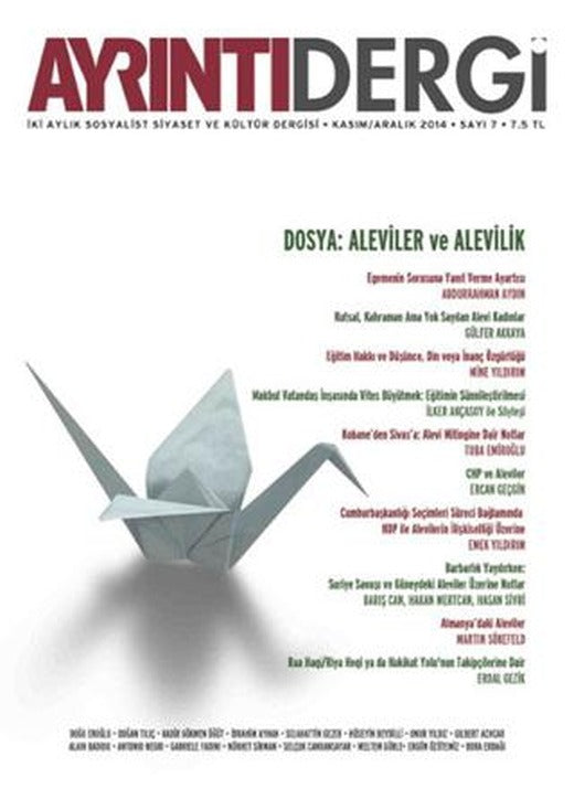 Ayrıntı Dergisi Sayı: 7 Kasım-Aralık 2014 | Ayrıntı Dergi (Ciltsiz)
