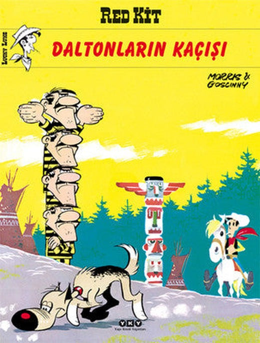 Red Kit 45 - Daltonların Kaçışı | Yapı Kredi Yayınları
