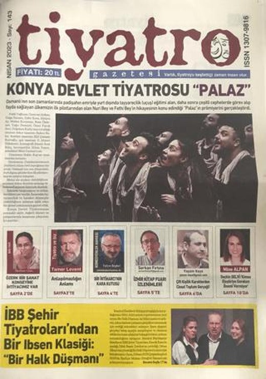 Tiyatro Gazetesi Sayı: 143 - Nisan 2023 | Tiyatro Gazetesi (Ciltsiz)