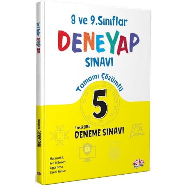 8-9. Sınıf Deneyap Tamamı Çözümlü 5 Deneme Sınavı