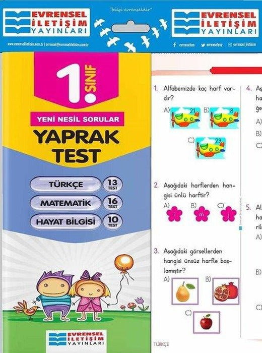 1.Sınıf Tüm Dersler Konu Anlatımlı | Evrensel İletişim Yayınları (İnce Kapak)