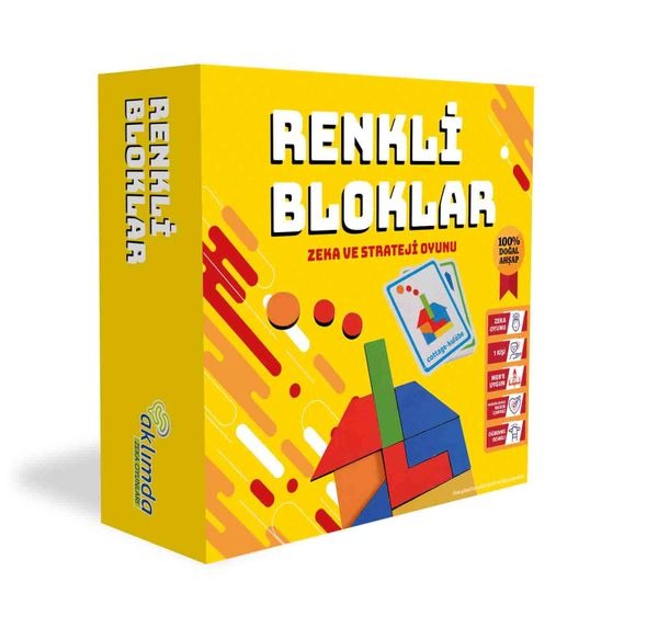 Renkli Bloklar (Ahşap) | Aklımda Zeka Oyunları