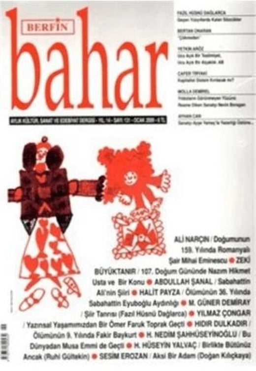 Berfin Bahar Aylık Kültür, Sanat ve Edebiyat Dergisi Sayı: 131 | Berfin Bahar Dergisi (Ciltsiz)
