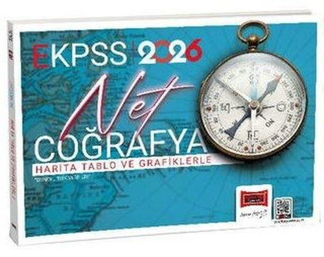 2026 EKPSS Akılda Kalan Harita Tablo ve Grafiklerle Net Coğrafya | Yargı Yayınları (İnce Kapak)