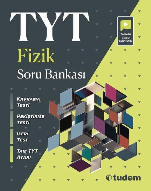 TYT Fizik Soru Bankası | Tudem Yayınları - Ders Kitapları (İnce Kapak)