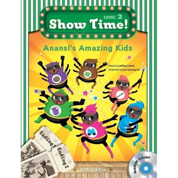 Anansi’s Amazing Kids - Show Time Level 2 (CD'li)