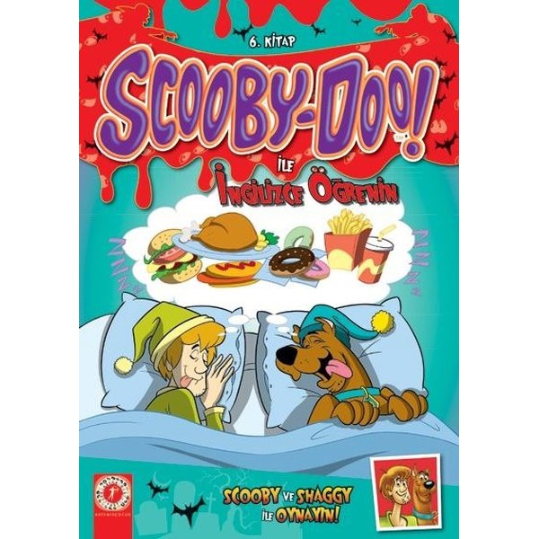 Scooby-Doo! İle İngilizce Öğrenin 6.Kitap - Scooby ve Shaggy ile Oynayın | Artemis Çocuk (İnce Kapak)