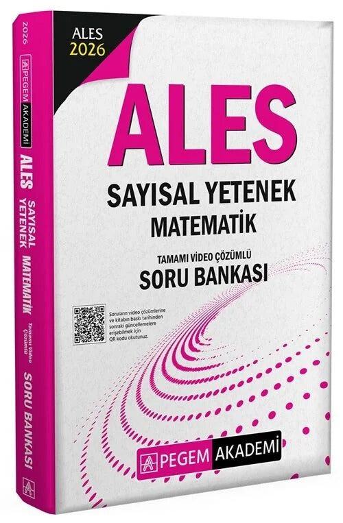 2026 ALES Sayısal Yetenek Matematik Tamamı Video Çözümlü Soru Bankası | Pegem Akademi Yayıncılık (İnce Kapak)