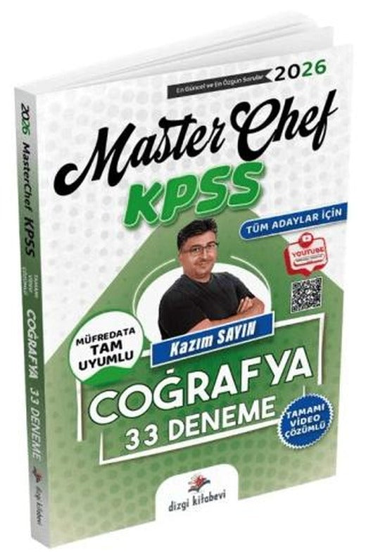 2026 KPSS Coğrafya MasterChef 33 Deneme Çözümlü